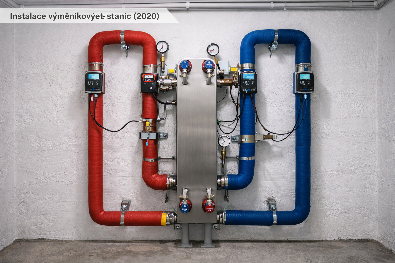 Instalace výměníkových stanic